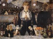 Edouard Manet A Bar at the Folies Bergere Spain oil painting artist